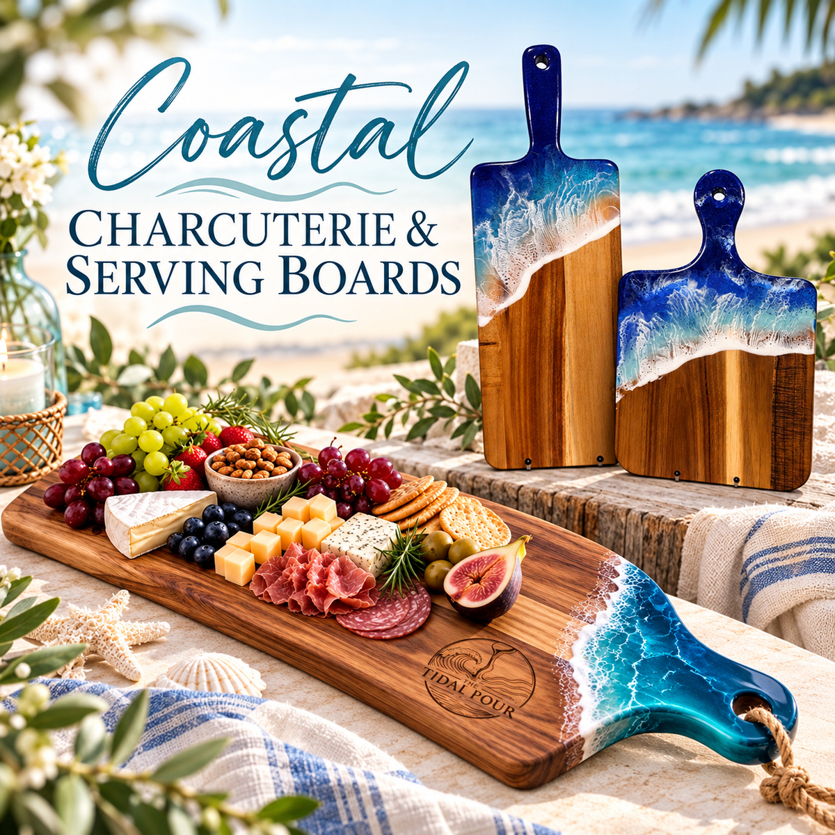 Coastal Charcuterie & Serving Boards