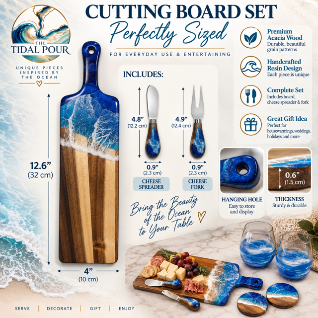 Ocean Wine & Cheese Gift Set for Two