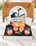 Blush Tide Collection Wine & Cheese Set for Two