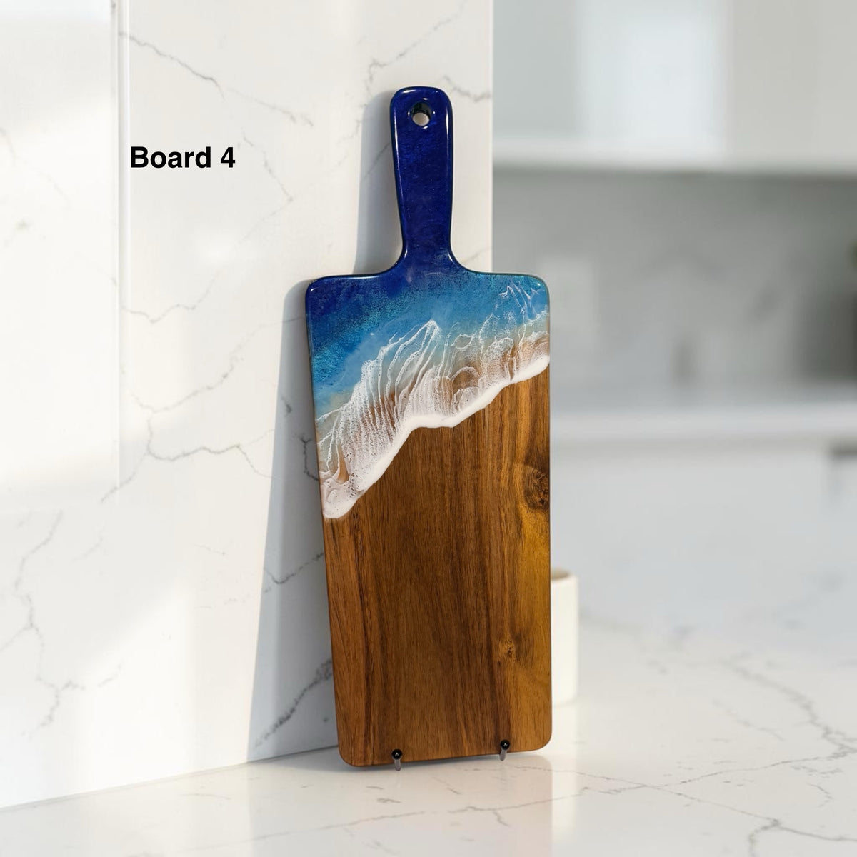 Ocean Resin Acacia Charcuterie & Serving Board - 17.7" x 5.9"