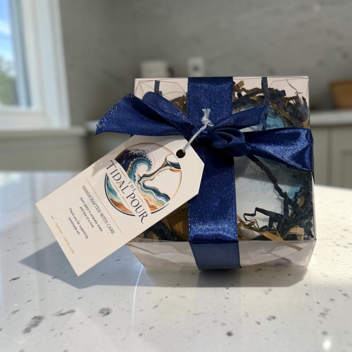Ocean Resin Coaster Set of 4