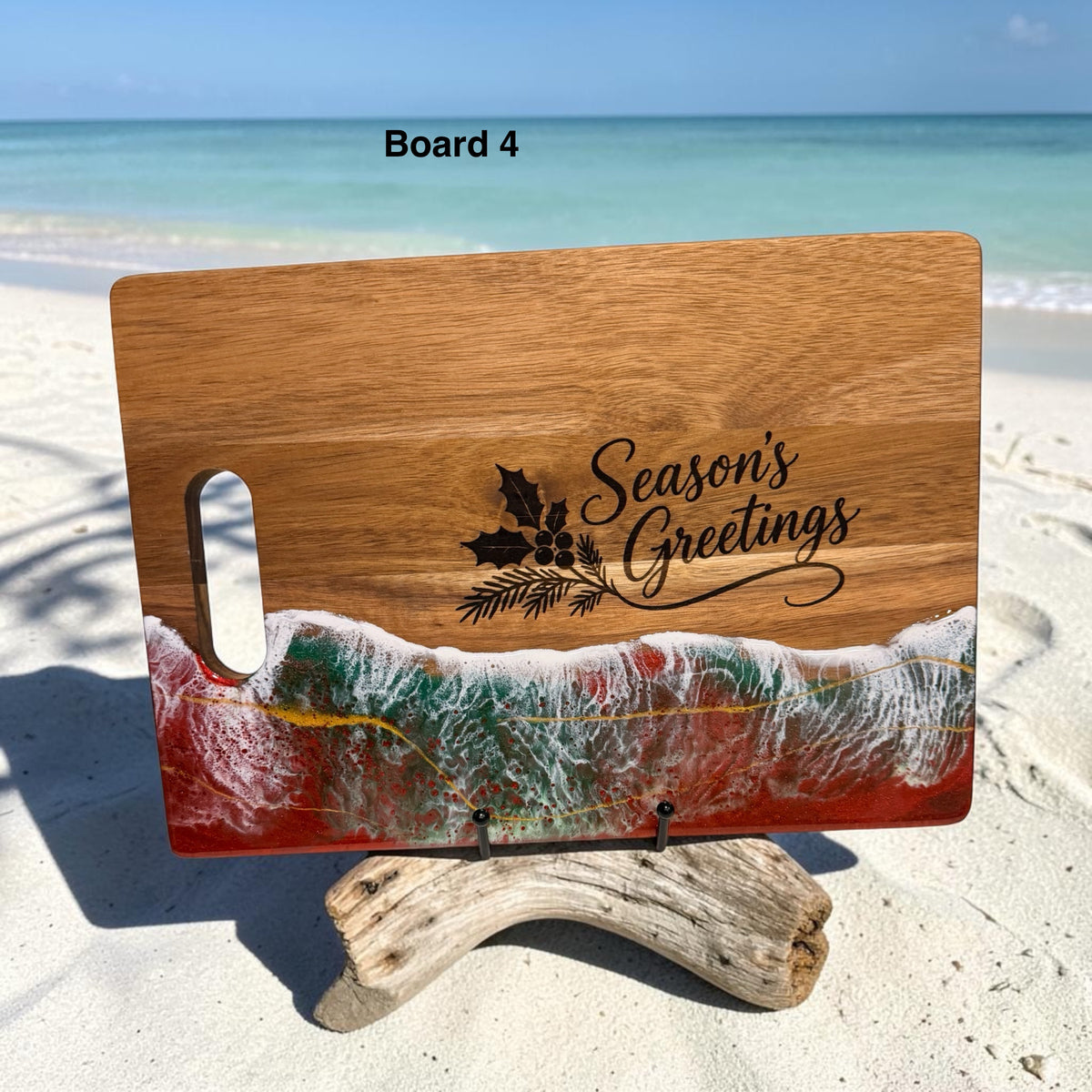 Christmas 9" x 13" Charcuterie Board + Spreader