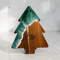 Handcrafted Christmas Tree Cheese Board + Spreader